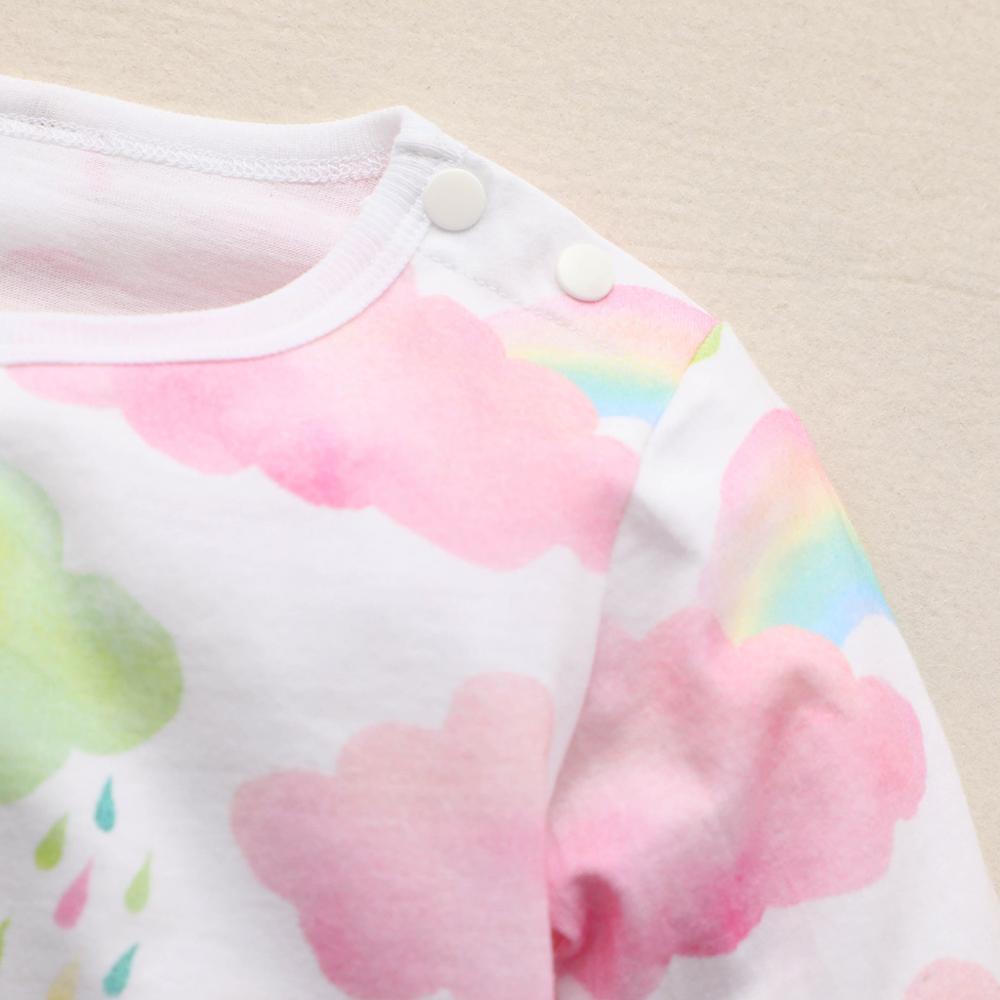 Colourful Cloud Baby One-Piece Clothes Romper Children Clothes Unisex for Autumn Baby Jumpsuit
