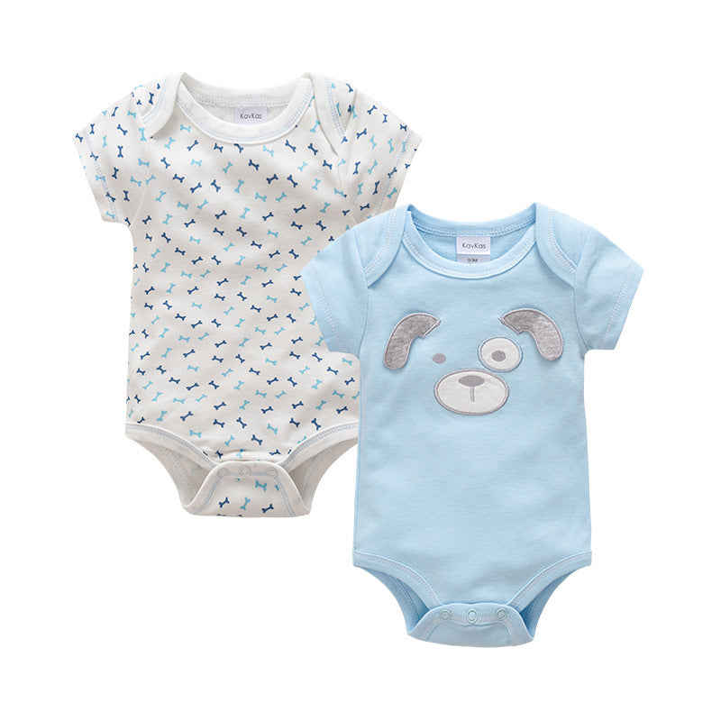 Girls/Boys Bodysuit Fashion Suits Short Sleeveless Newborn Infant Jumpsuits Romper Clothes