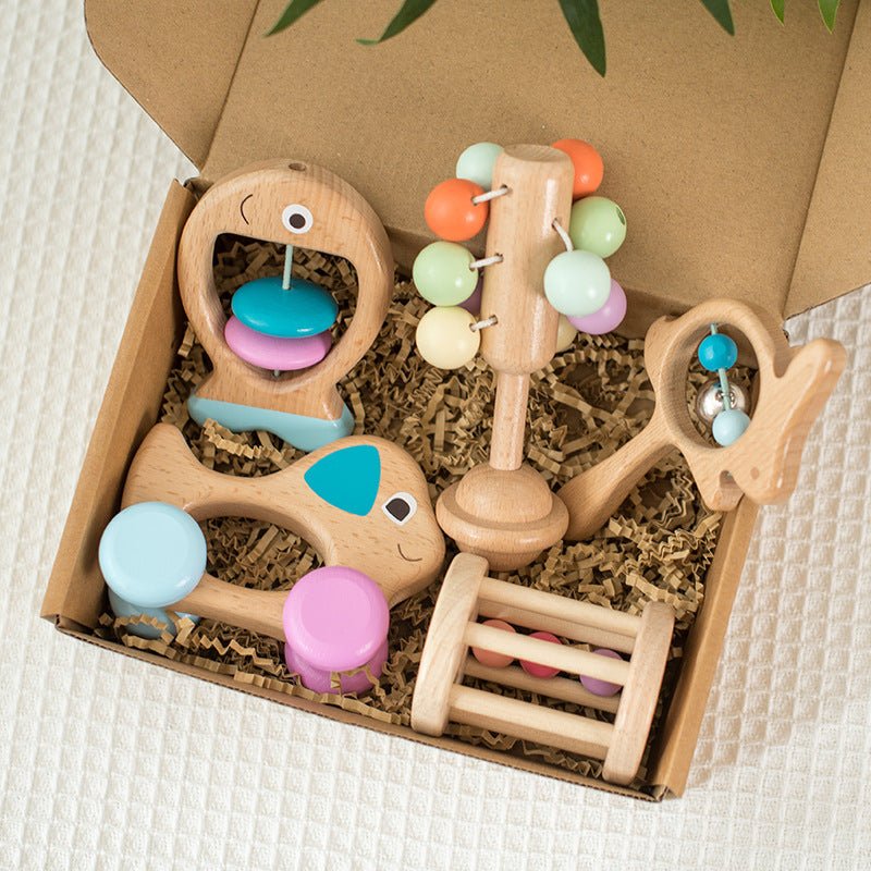 Baby Beech Rattle Educational Toys gift set - Bubba Playtime