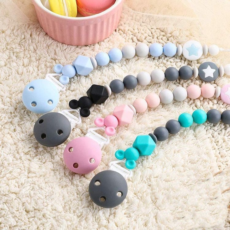 Baby Silicone Pacifier Chain Molars - Bubba Playtime