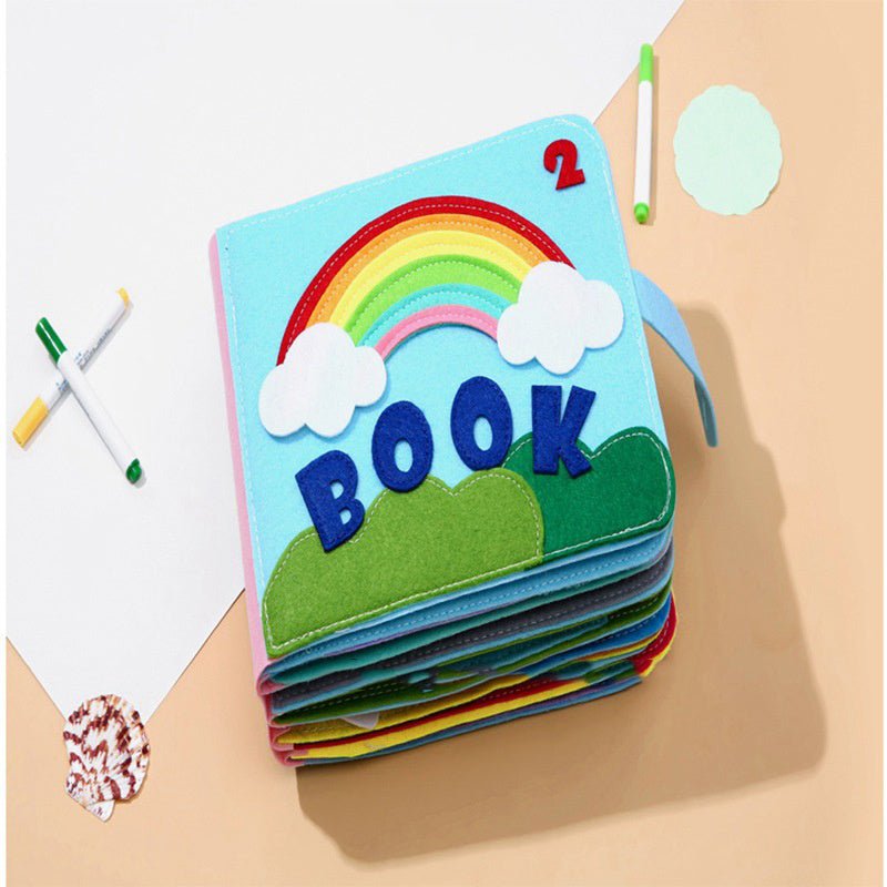 Montessori Series Children's Baby Cloth Busy Book - Bubba Playtime
