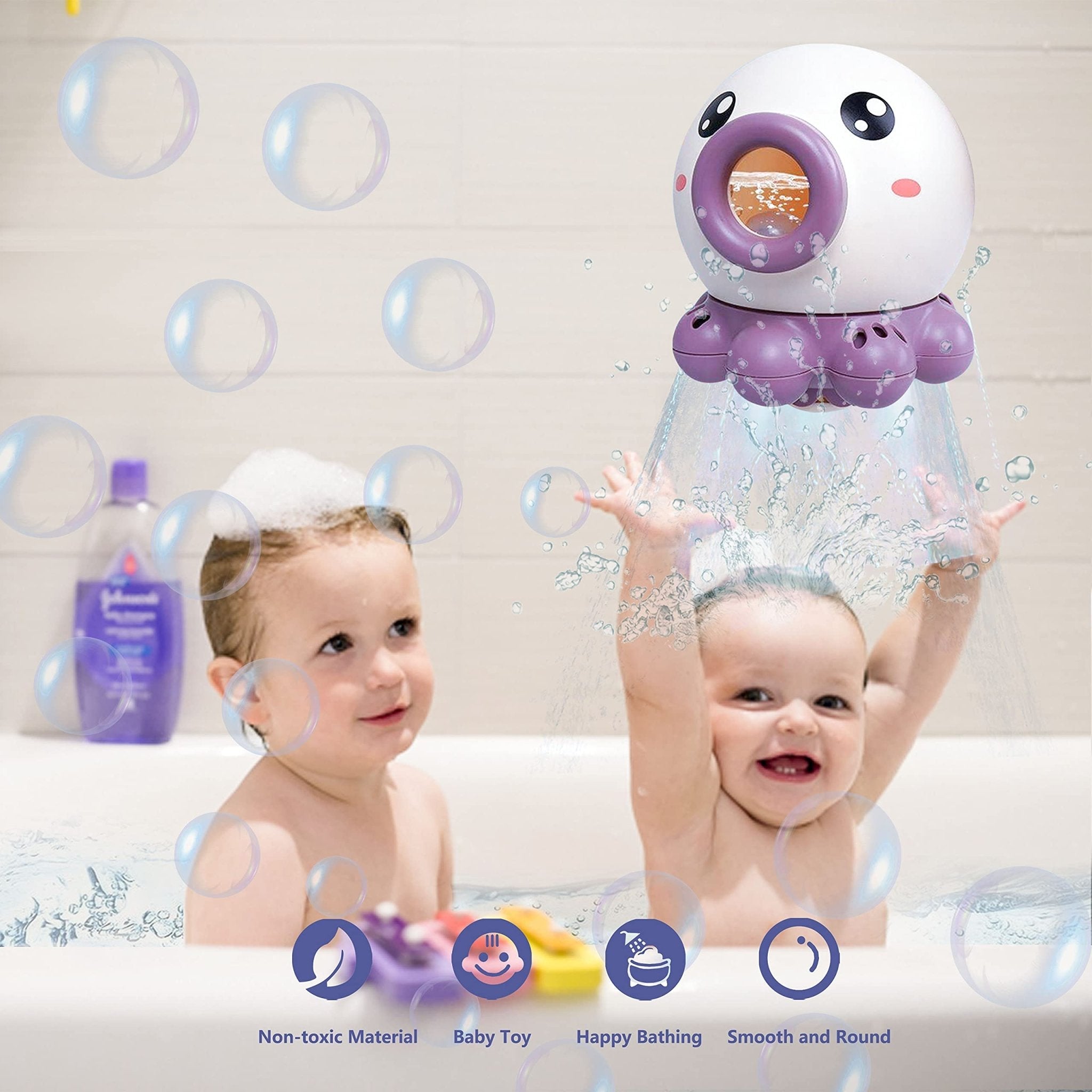 Octopus Water sprinkler Bath toy - Bubba Playtime