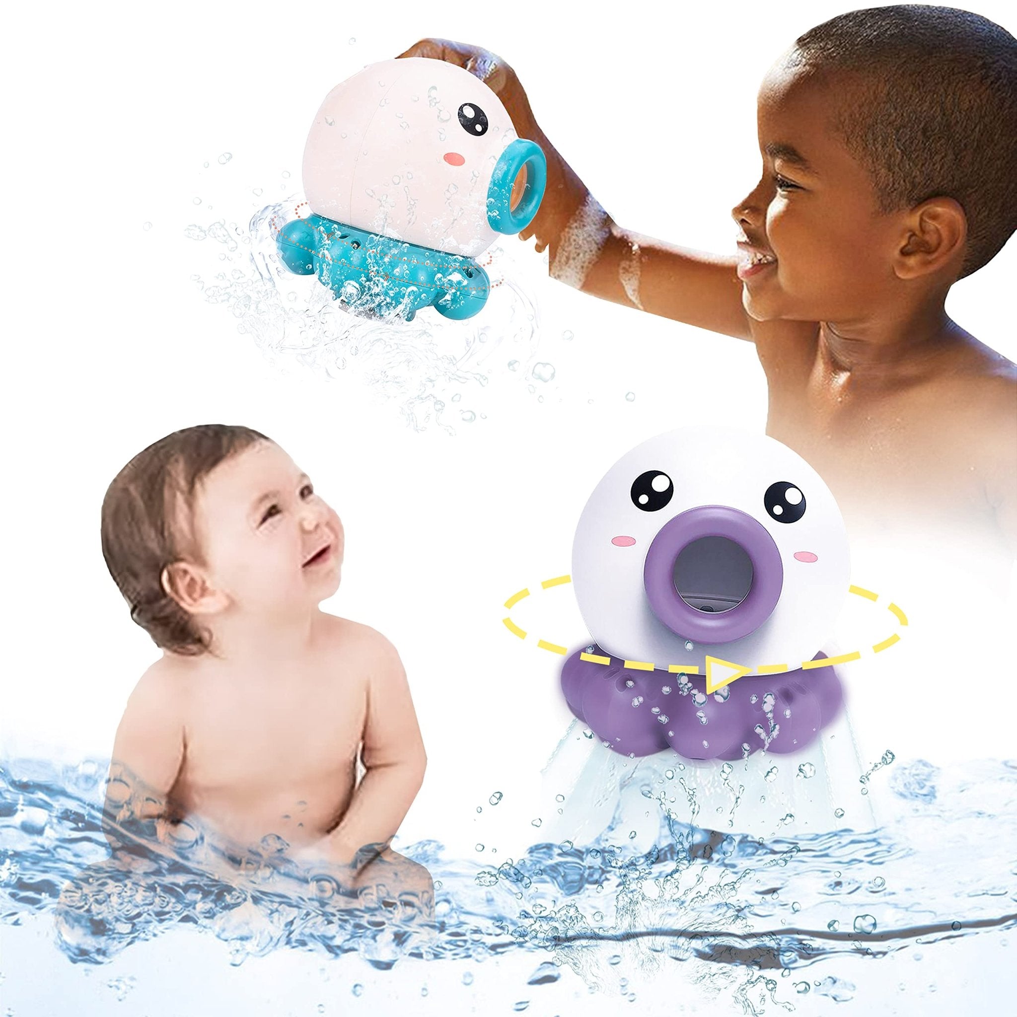 Octopus Water sprinkler Bath toy - Bubba Playtime