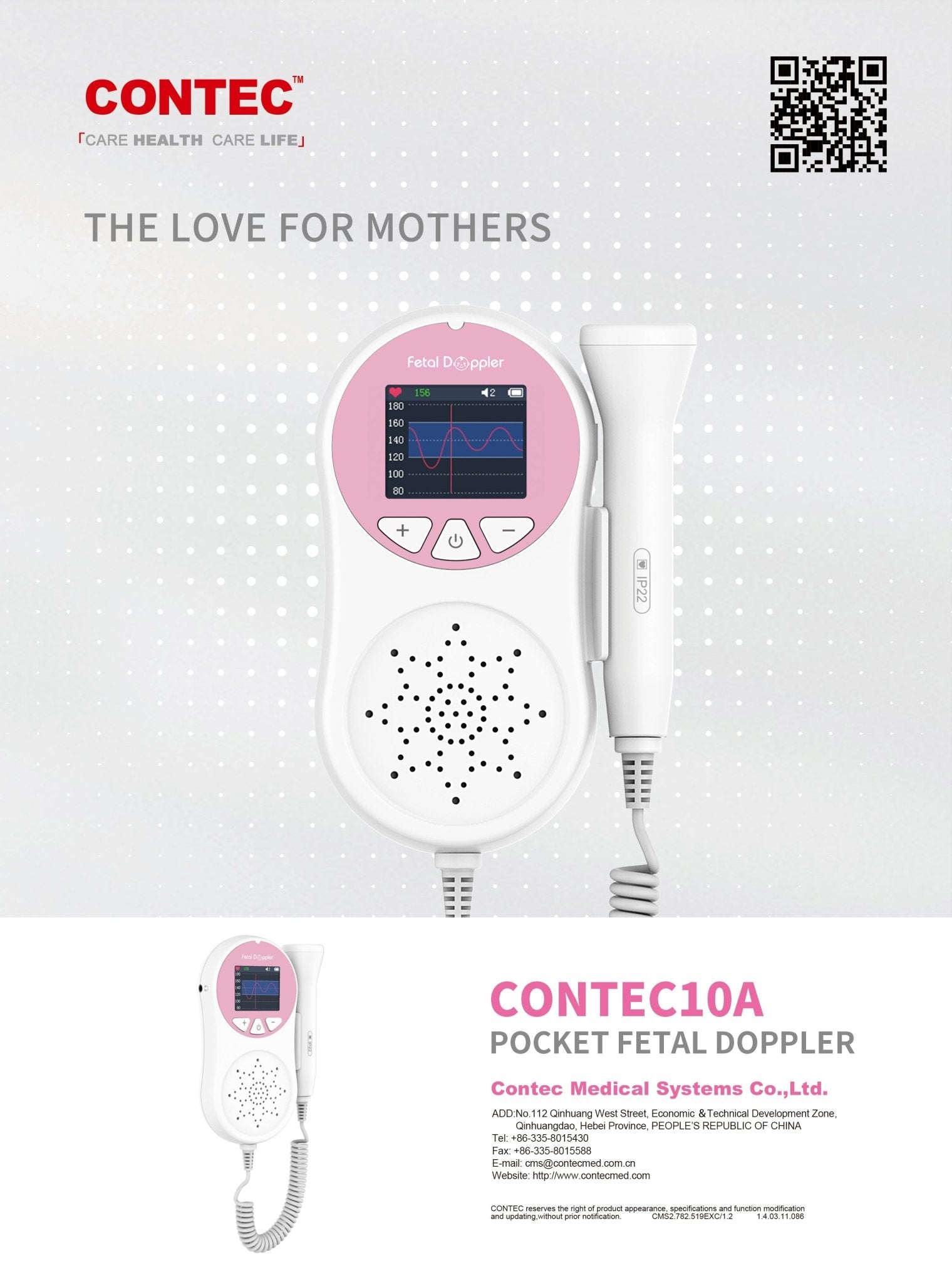 Pocket Pregnancy Baby Heart Rate Monitor - Bubba Playtime